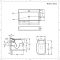 Ensemble WC et lavabo suspendus – Noir - Nox