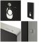 Ensemble lavabo et WC avec meuble suspendus – Noir - Nox