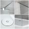 Douche italienne avec receveur de douche – multiples tailles disponibles – Portland