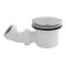 Douche italienne d’angle cannelée avec cadre - Avec receveur – Chromé – Choix de tailles – Florence