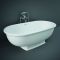 Baignoire îlot à double dos – Blanc – 156 cm x 81 cm – RAK Washington x Hudson Reed