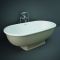 Baignoire îlot à double dos – Cappuccino – 156 cm x 81 cm – RAK Washington x Hudson Reed