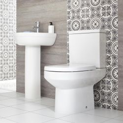 Pack WC et lavabo sur colonne - Covelly