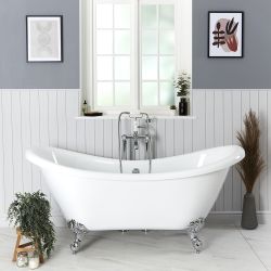 Baignoire îlot – 175 cm x 73 cm - Choix de pieds – Legend