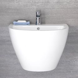Vasque suspendue monotrou - Blanc – 53 cm x 44 cm - Ashbury