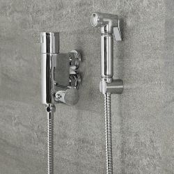 Kit douchette hygiène thermostatique - Chromé - Como