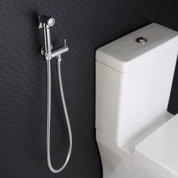 Douchette hygiène murale moderne – Chromé - Como