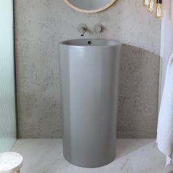 Lavabo totem - Sans trou - 46 cm x 44,5 cm - Choix de finitions - Elements