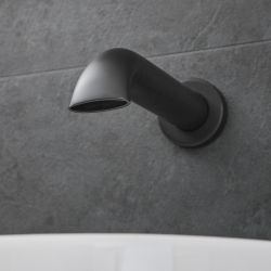 Bec verseur baignoire mural rétro – Noir - Elizabeth