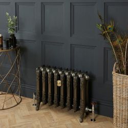 Radiateur fonte fleuri - 95 cm - Fonte polie - Choix de Tailles - Charlotte