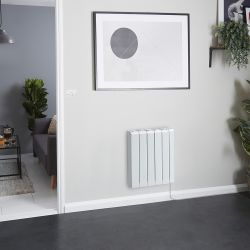Radiateur à inertie sèche céramique – Choix de tailles et de finitions - Kera - ECOSO par Hudson Reed