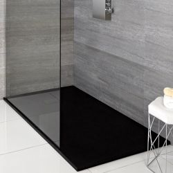 Receveur à effet texture – Anthracite – Choix de tailles et de kit de rehausse - Rockwell