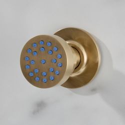 Buse hydromassante – Or satiné