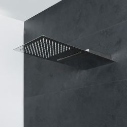Pommeau de douche cascade – Chromé – 2 fonctions - Kubix