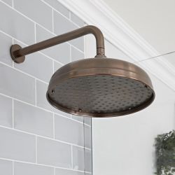 Bras mural pour pommeau de douche – Bronze huilé - Elizabeth