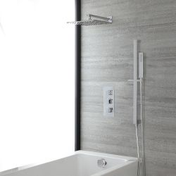 Kit bain douche thermostatique – Chromé – Choix de fonctions – Kubix