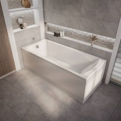 Baignoire rectangulaire - 170 cm x 70 cm - Choix de tabliers - Sandford