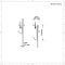 Accessoire douche - Crochet paroi 11.5cm