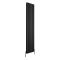 Hudson Reed Vitality - Radiateur design en aluminium vertical – Anthracite – 180 cm x 59 cm – Double rang