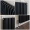 Radiateur style fonte vertical en aluminium - H. 180 cm - Choix de finitions et de tailles - Esmé