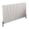 Radiateur design horizontal - 60 cm x 119 cm - Blanc - Aluminium - Double rang - Vitality Air