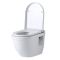 Cuvette WC suspendu moderne – Blanc - Belstone