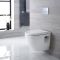 Cuvette WC suspendu moderne – Blanc - Belstone