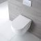 Cuvette WC suspendu moderne – Blanc - Belstone