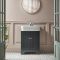 Meuble lave-mains – 56,4 cm – Avec lavabo – Choix de poignées et de finitions – Thornton