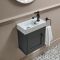 Meuble lave-mains suspendu – 40 cm – Avec lavabo – Choix de poignées et de finitions – Thornton