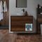 Meuble de salle de bain suspendu avec niche – 100 cm – Choix de finitions, vasque et lumières LED en option – Hoxton