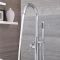 Mitigeur baignoire douche îlot avec douchette – Chromé - Como