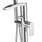 Mitigeur bain douche îlot moderne – Avec douchette – Chromé – Razor