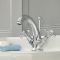Hudson Reed Elizabeth - Mélangeur lavabo rétro monotrou - Commandes croisillon - Choix de finition
