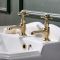 Hudson Reed Elizabeth - Paire de robinets lavabo rétro - Commandes en croisillon - Choix de finition
