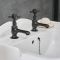Hudson Reed Elizabeth - Paire de robinets lavabo rétro - Commandes en croisillon - Choix de finition