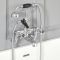Hudson Reed Elizabeth - Mélangeur bain douche mural rétro - Commande en croisillon - Choix de finitions