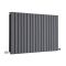 Radiateur design horizontal  – Anthracite – Colonnes plates - Choix de tailles - Sloane