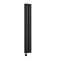 Radiateur design électrique vertical – Noir – Choix de tailles et de thermostat Wi – Fi et options de câblage ou sur prise – Vitality Slim – ECOSO par Hudson Reed