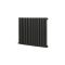 Radiateur électrique design horizontal - Gris (Carbon Grey) - Choix de largeur, thermostat et cache-câble - Vitality