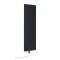 Radiateur électrique design plat – Vertical – Anthracite – 180 cm – Choix de tailles et de thermostat Wi – Fi et options de câblage ou sur prise – Ria – ECOSO par Hudson Reed
