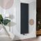 Radiateur électrique design plat – Vertical – Anthracite – 180 cm – Choix de tailles et de thermostat Wi – Fi et options de câblage ou sur prise – Ria – ECOSO par Hudson Reed