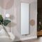 Radiateur électrique design plat – Vertical – Blanc – 180 cm – Choix de tailles et de thermostat Wi – Fi et options de câblage ou sur prise – Ria – ECOSO par Hudson Reed
