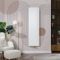 Radiateur électrique design plat – Vertical – Blanc – 180 cm – Choix de tailles et de thermostat Wi – Fi et options de câblage ou sur prise – Ria – ECOSO par Hudson Reed