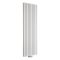 Hudson Reed Vitality - Radiateur design en aluminium vertical – Blanc – Choix de largeur – Double rang - Raccordement central
