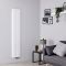Radiateur design vertical en aluminium – Blanc – Tailles multiples - Aurora