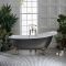 Baignoire îlot rétro – 171 cm x 74 cm – Choix de couleurs métalliques et de finition des pieds – Legend