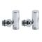 Robinets de radiateur d'angle en laiton - Adaptateur multicouche 16mm