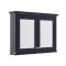 Armoire à miroir rétro – Bleu (Twilight Blue) – 105 cm x 75 cm - Old London