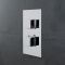 Mitigeur Douche Thermostatique Encastré Kubix Cubique